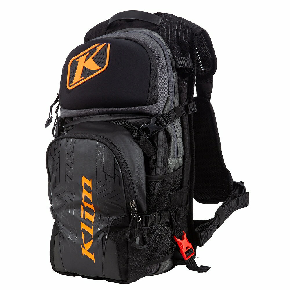 Klim/クライム NAC PAK ナックパク ASPHALT - STRIKE ORANGE 13L #3319-005 *スノーモービル *バックパック