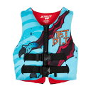 ■BOYS REX CAUSE KIDS NEO CGA VEST レックス コーズ キッズ ネオCGAベスト (JA22211B-CGA)-ブルー ライフジャケット ライフベスト 子供用 ■品番：JA22211B-CGA ■サイズ（年齢・体重・胸囲・浮力) 3-4（体重：15〜25kg/胸囲：58cm/ 浮力：22N) 4-6（体重：15〜25kg/胸囲：68cm/ 浮力：22N) 8-10（体重：25kg〜40kg/胸囲：74cm/ 浮力：22N) 12-14（体重：40kg〜60kg/胸囲：85cm/ 浮力：35N) ※サイズチャートは目安です。 - JCI予備検査合格実績型 - CGA承認済み - 100% Flex Lite ネオプレン - 耐久性のあるYKKジッパー - Freelite CGA 浮力フォーム - 調節可能なデュアル内部圧縮ベルト - ファンクションフィット ≪オススメ Point！≫ -可愛いベストが欲しい -ビーチやプールで使うライフベストを探している -デザイン性も重要 【商品の納期について】 《在庫がある場合》 1〜2営業日にて出荷致します。 ※実店舗と在庫を共有しております。 タイミングによっては完売の場合もございます。 予めご了承ください。 【画像についてのご注意】 ※写真の撮り方、パソコン（スマートフォン）の画面環境により、実商品の色みが違って見える場合がございます。 ※メーカーHP画像・カタログ画像を使用している場合も多くございます。 予告なく仕様が変更になる場合がございますので、参考としてください。 また、弊社撮影の画像につきましても、継続モデル等で仕様が変更になっている場合もございます。 画像につきまして、疑問がある場合はお問い合わせください。