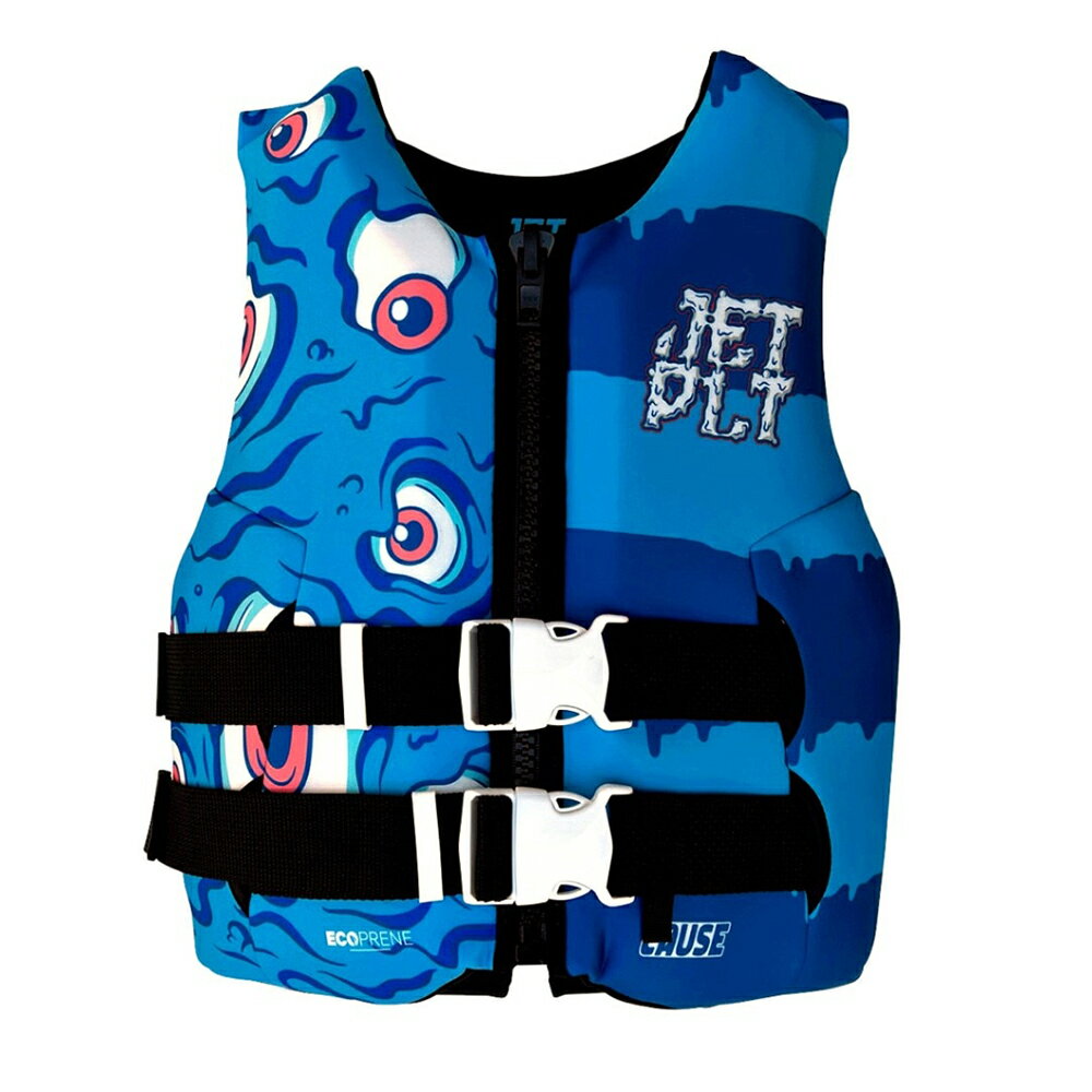 JETPILOT(ジェットパイロット)JCI予備検合格型 キッズ ネオCGAベスト(BLUE)ユース 用 ライフジャケット*BOYS CAUSE CGA NEO VEST #ja24211b-cga-blue