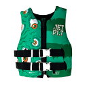 JETPILOT(ジェットパイロット)JCI予備検合格型 キッズ ネオCGAベスト(GREEN)ユース 用 ライフジャケット*BOYS CAUSE CGA NEO VEST #ja24211b-cga-green