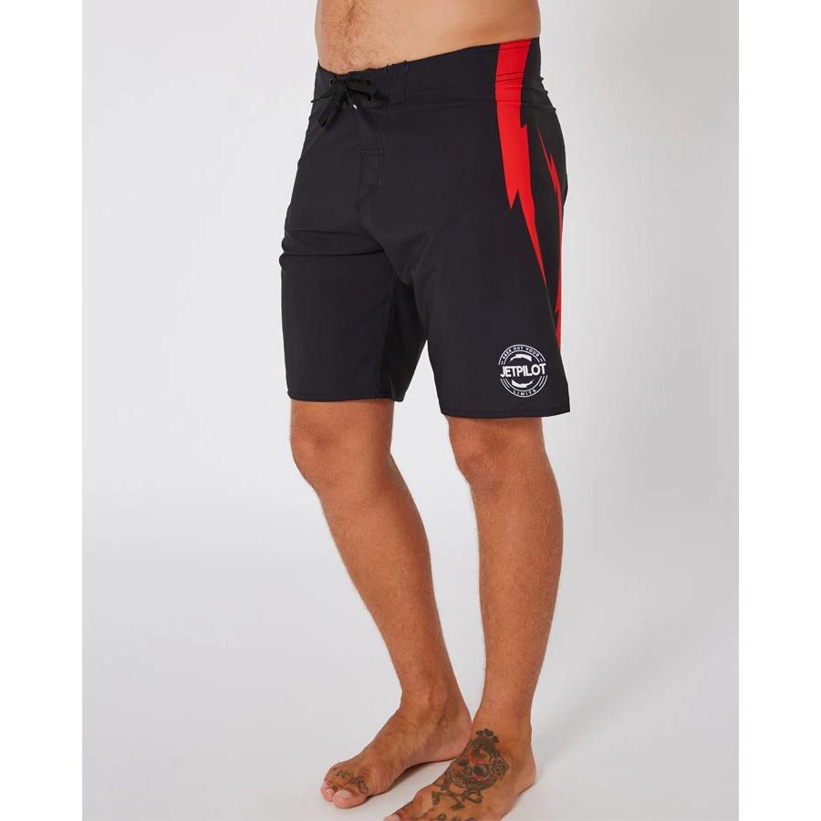 JETPILOT（ジェットパイロット）ボルト ボードショーツ（ブラックレッド） ＃S23908　*水着 *海パン