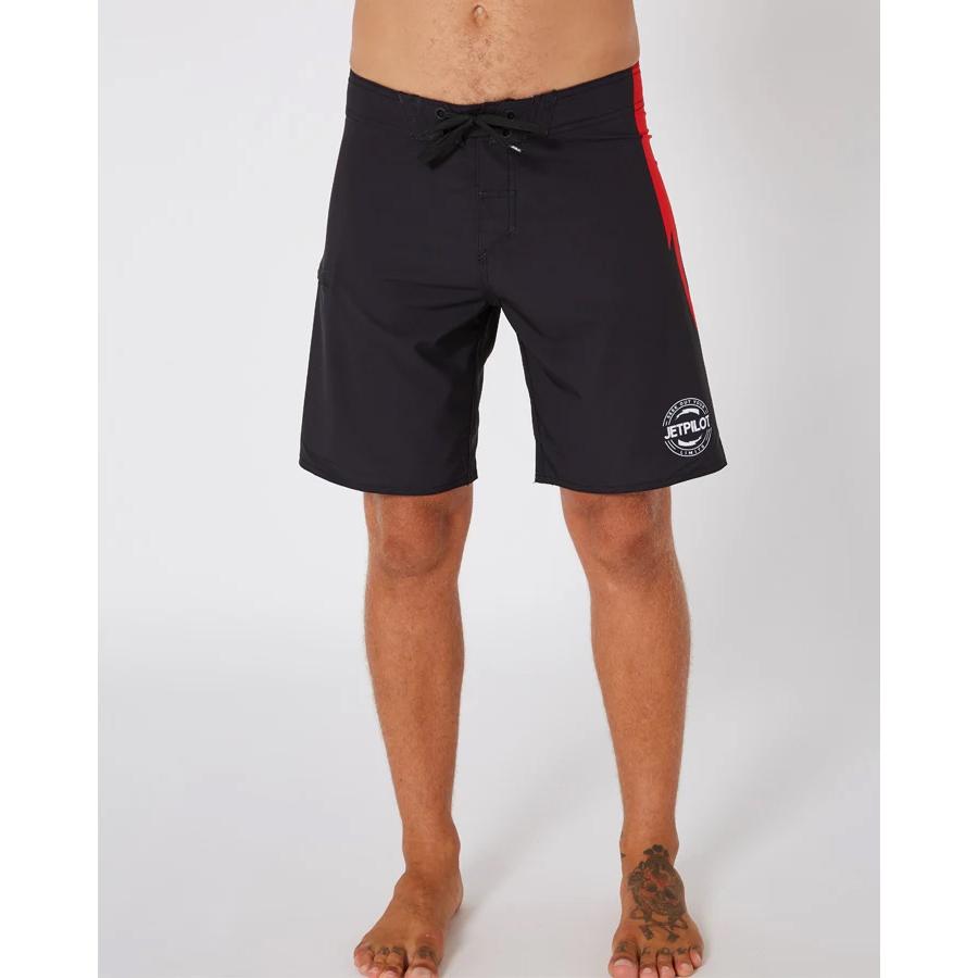 JETPILOT（ジェットパイロット）ボルト ボードショーツ（ブラックレッド） ＃S23908　*水着 *海パン