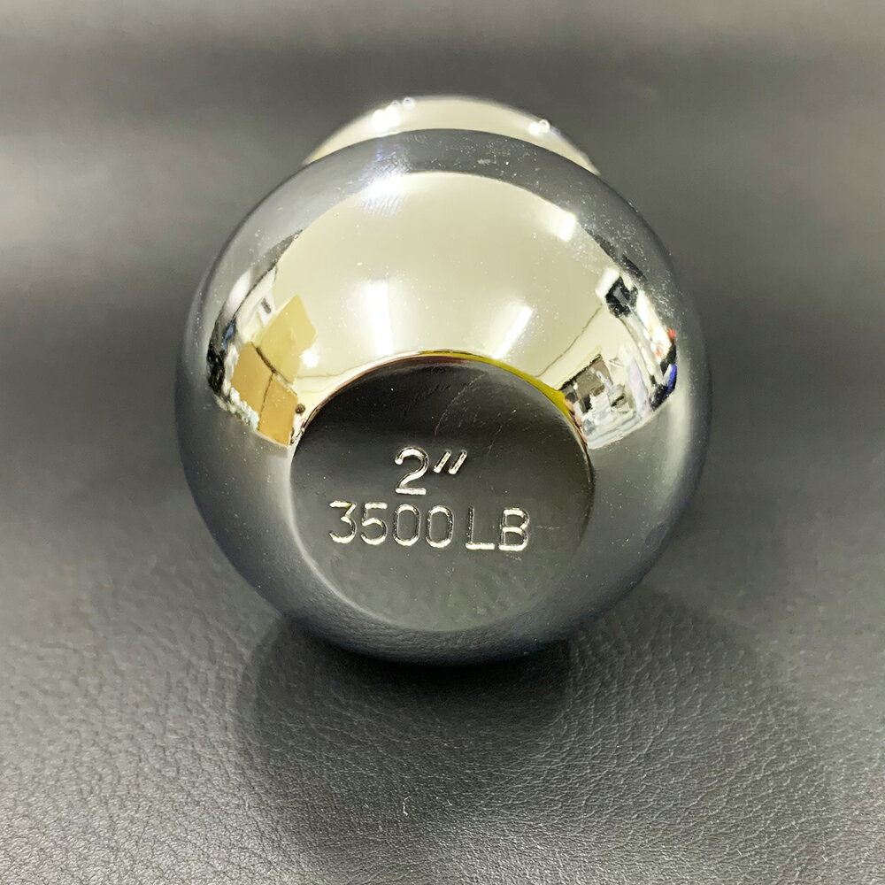 2インチ　ヒッチボール *3500LB（約1587kg）*シャフト径：19mm　*スチール