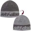 ski-doo/スキードゥ リバーシブルビーニー Reversible Beanie （ヘザーグレイ）＃4486770027