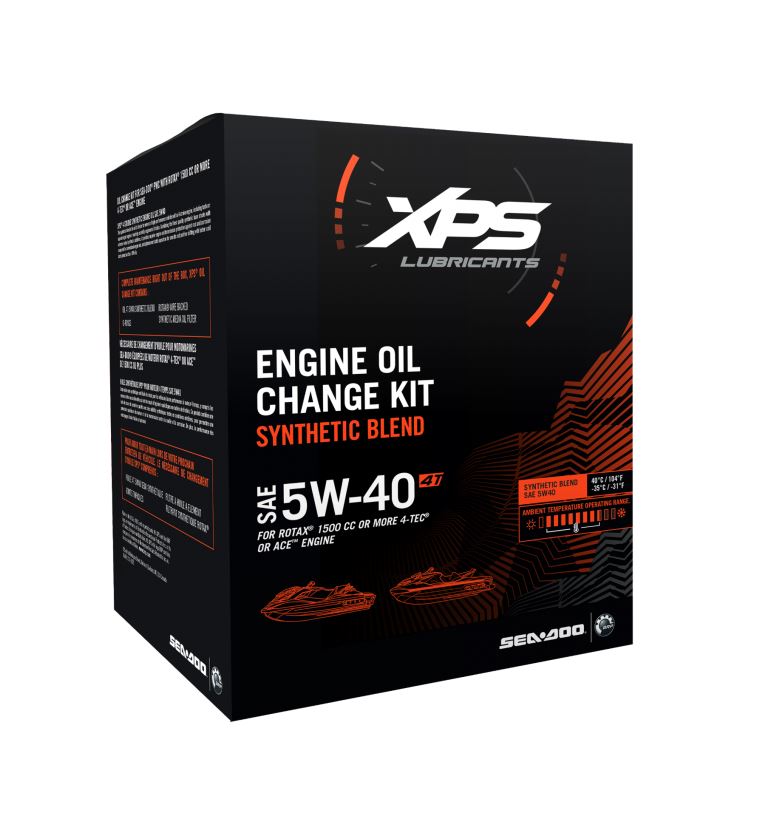 SEA-DOO（シードゥ）オイル交換セット　1500cc以上のエンジン用　4スト　5W-40　＃779251