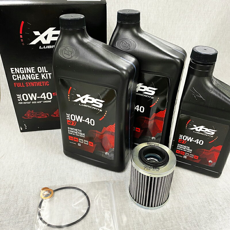 BRP　Ski-Doo /スキードゥ Rotax600 ACEエンジン用 オイル交換キット　4T 0W-40　...