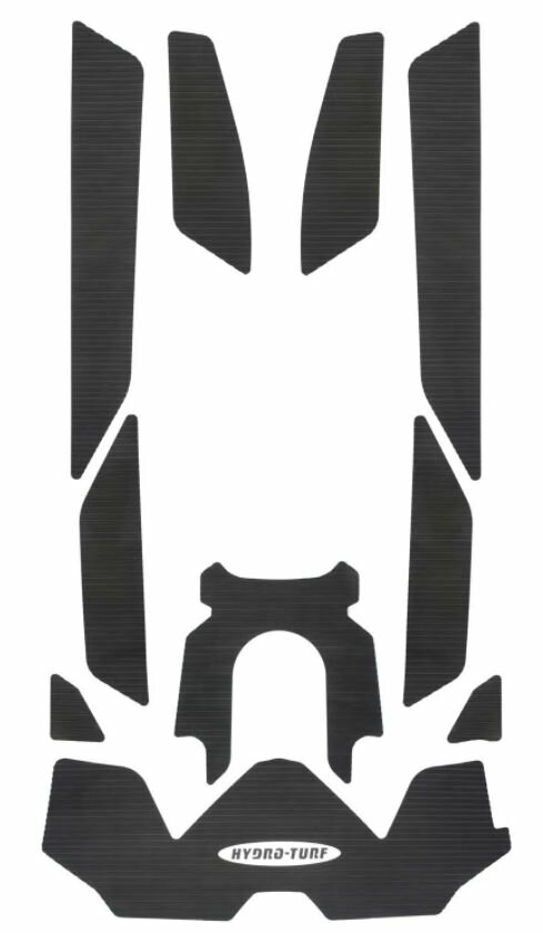 HYDRO-TURF デッキマットキット（テープ付き）Spark Trixx 2-Up (17-20) 　CUT GROOVE　BLACK 　#HT-812PSA-BK