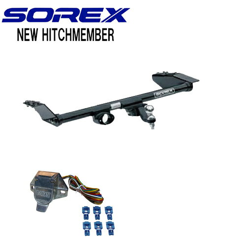 SOREX （ソレックス） ハリアー　モデリスタエアロ用(ver.1) Bクラススチール オーバル型 ヒッチメンバー※代引不可　
