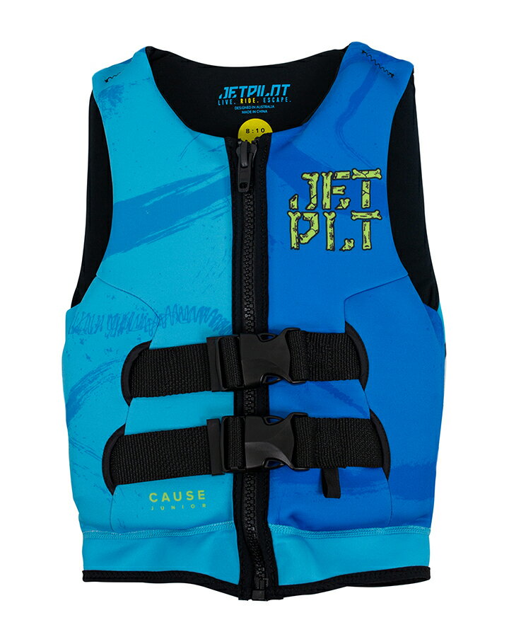 JETPILOT(ジェットパイロット)THE CAUSE SHARK F/E KIDS NEO VEST【JA20211】BLUE/ROYAL ユース ライフジ...