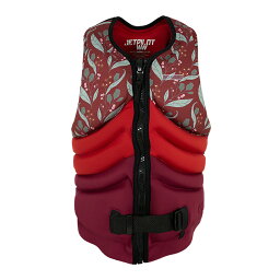 JETPILOT（ジェットパイロット） レディース ライフジャケット QUANTUM Y F/E NEO VEST-BEC（Red）＃JA21304　SUP ウェイクボード※送料無料（沖縄・離島除く）【セール品*キャンセル・返品 不可】