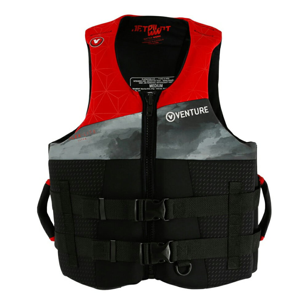 ■VENTURE NEO CGA VEST（ベンチャー ネオ CGA ベスト） ■JA22114CGA-C ■USコーストガード認定タイプlll JCI予備検査合格実績型 ■ハンドルグリップ付きのJCI予備検査合格実績型です。 ■アドベンチャーからインスパイアされたベンチャーコレクションのネオプレン ベストは同モデルのウェットスーツともマッチンング。 ■Dリングとホイッスル付き 【サイズ】 S：胸囲83-94cm M：胸囲94-104cm L：胸囲104-114cm XL：胸囲114-125cm 2XL:胸囲125-134cm 3XL：胸囲134-144cm ●JCI予備検査合格実績型モデル ●ネオプレンベストでもコスパに優れたレジャーベスト ●アウトドアとウォータースポーツの融合をコンセプトにしたベンチャーシリーズ ●フレックス-ウルトラ ネオプレンは最もフレキスブルなネオプレンです。 ●身体へのフィット感が抜群のアナトミカルフィット ●最軽量で最もフレキシブルなジェットライトフォームを採用 ●傾斜をつけたフォームのベベルエッジボヤンシーで運動性を向上 ●ハードなライディングでもファスナーの開く心配の無いYKKロックジッパー ●USコーストガード アプローブド ≪オススメ Point！≫ -アウトドアスタイルを取り入れたい -カモ柄が好きな方 -コスパのネオプレンベストを探している方 【商品の納期について】 《在庫がある場合》 1〜2営業日にて出荷致します。 ※実店舗と在庫を共有しております。 タイミングによっては完売の場合もございます。 予めご了承ください。 《取り寄せ表示の場合》 通常2〜5日での入荷になります。 状況や商品によって既にメーカー完売となってしまっている可能性がございます。 その場合はご連絡致します。 予めご了承ください。 【画像についてのご注意】 ※写真の撮り方、パソコン（スマートフォン）の画面環境により、実商品の色みが違って見える場合がございます。 ※メーカーHP画像・カタログ画像を使用している場合も多くございます。 予告なく仕様が変更になる場合がございますので、参考としてください。 また、弊社撮影の画像につきましても、継続モデル等で仕様が変更になっている場合もございます。 画像につきまして、疑問がある場合はお問い合わせください。