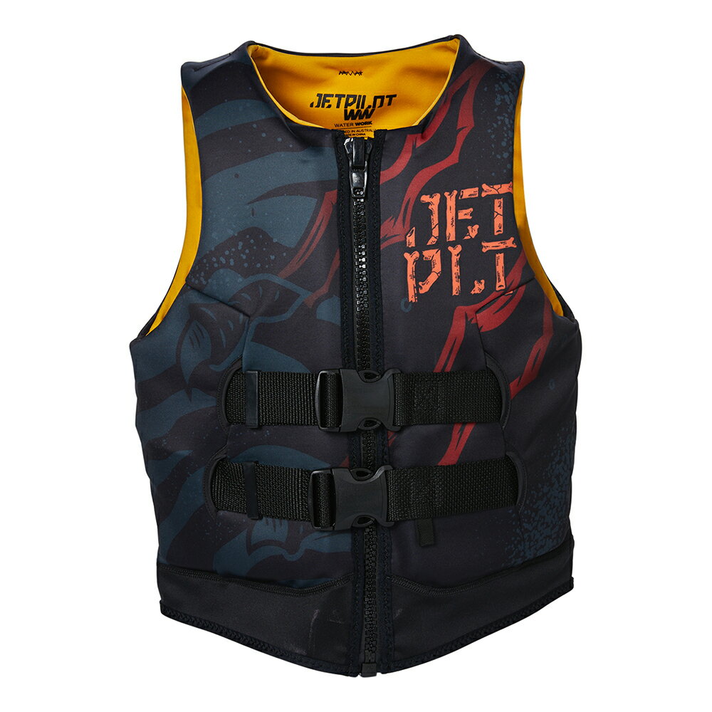 JETPILOT(ジェットパイロット)子供用ライフベスト *BOYS REX CAUSE NEO VEST【BLACK】キッズ(ユース )用 ライフジャケット ...