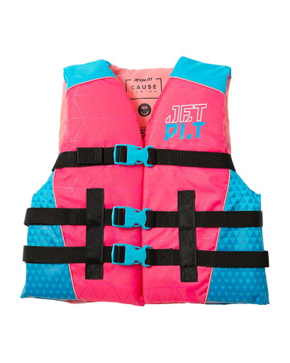 JETPILOT(ジェットパイロット)CAUSE F/E YOUTH NYLON CGA VEST【PINK/BLUE】ユース ナイロン ライフジャケット#JA22333CGA JETPILOT(ジェットパイロット)CAUSE F/E YOUTH NYLON CGA VEST【PINK/BLUE】ユース ナイロン ライフジャケット#JA22333CGA