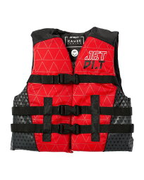 JETPILOT（ジェットパイロット）CAUSE F/E YOUTH NYLON CGA VEST【BLACK/RED】ユース　ナイロン　ライフジャケット#JA22333CGA