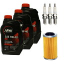 SEA-DOO(シードゥ)メンテナンスセット946ml×3本+社外品オイルフィルター+DCPR8E 3本 260馬力以下モデル用(〜2017年)※スパーク除く*...