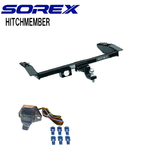 SOREX （ソレックス） ボルボ V70 ノーマル　 角型スチール　ヒッチメンバー（X-033）VOLVO＃型式：SB5244W※代引不可※受注生産商品、返品・キャンセル不可