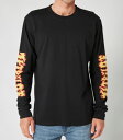 JETPILOT(ジェットパイロット)WW RAZOR LS TEE ブラック/イエロー 長袖Tシャツ #W22611【セール品*キャンセル・返品 不可】