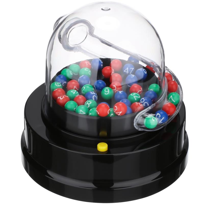 抽選機 ロトマシーン ビンゴゲーム 電動 ビンゴマシーン 幸運番号 宝くじ 公平 透明 ビンゴゲームセット ボール49個