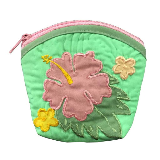 【30日 ポイント2倍 クーポンあり】 ハワイアンキルト Hawaiian Quilt ハイビスカスコインケース インテリア小物 【30日 ポイント2倍 クーポンあり】 ハワイアンキルト Hawaiian Quilt ハイビスカスコインケース インテリア小物
