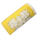 【30日 ポイント2倍 クーポンあり】 ハワイアンキルト メガネケース ハイビスカス柄 イエロー Hawaiian quilt 眼鏡 サングラスケース プレゼン...