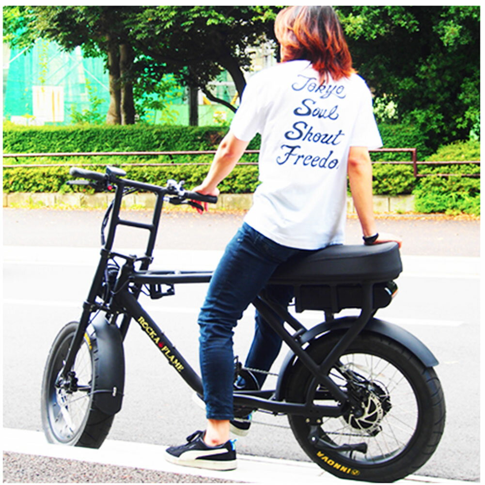 【SS 全商品最大P23倍 半額あり】 電動アシスト付き自転車 ロカフレーム マカミ マットブラック ROCKA FLAME MAKAMI e-Bike サーフィン オシャレ バイク ビーチクルーザー イーバイク 黒 ブラック メンズ 記念日 誕生日 父の日 早割 父の日ギフト 人気のサムネイル