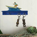 【マラソン ポイント27倍 クーポンあり】 サーフィン 鍵かけ ウェーブ キーハンガー 鍵フック 鍵置き wave keyhanger RH-055 サーファー...