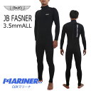【マラソン ポイント27倍 クーポンあり】 RASH ラッシュ ウェットスーツ メンズ フルスーツ ALL3.5mm バックファスナー 限定 JB FASNER...