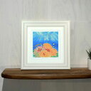 【GWも休まず毎日配送】 絵画 海の花畑 栗乃木ハルミ イラスト Bタイプ サーフィン インテリア フラグッズ イラスト 新築祝い お誕生日 クリスマス プレゼ...