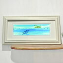 【マラソン P最大 22倍 クーポンあり】 栗乃木ハルミ イラストフレームセット beneath the sea 額入り絵画 532mm×268mm Sタイプ hk0168 イラスト インテリア イルカ いるか ドルフィン ハワイ ギフト プレゼント 新築祝 引っ越し祝 入学祝 おすすめ お家時間