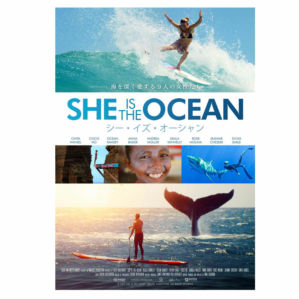 【9日20時～マラソンP最大31倍クーポン有】 サーフィンDVD SHE IS THE OCEAN シーイズオーシャン サー..