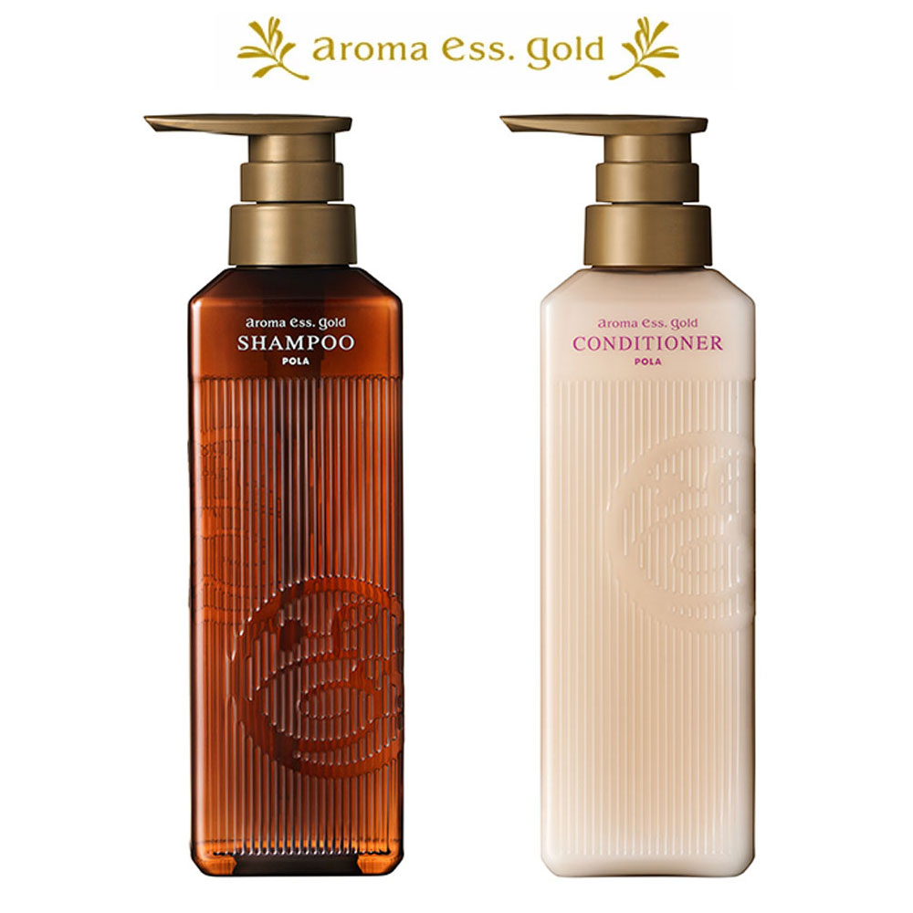 【18日(金)ポイント最大21倍！】 ポーラ アロマエッセゴールド ポーラ シャンプー&コンディショナー 2点セット 470ml Aroma Ess Gold ノンシリコンシャンプー ヘアケア レディース ギフト 髪の毛 プレゼント 女性 紅茶 香り お中元 ギフトのサムネイル