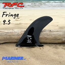 【マラソン ポイント27倍 クーポンあり】 ロングボードフィン Rainbow fin Fringe 9.5 レインボーフィン フリンジ 黒 ブラック サーフボ...