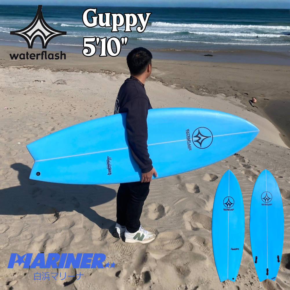 【SS 全商品最大P23倍 半額あり】 サーフボード ショートボード Waterflash Guppy 5'10 EPS ウォーター..