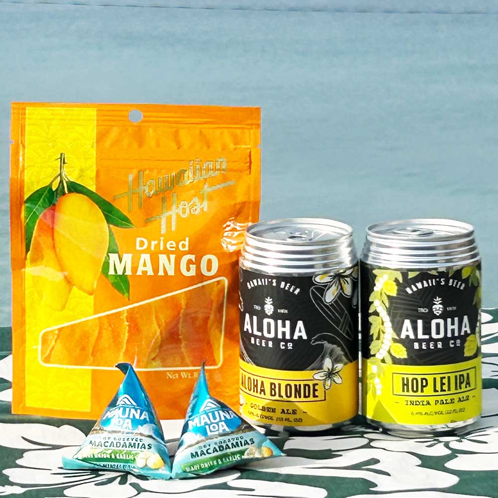 【お盆も毎日出荷】 アロハ ビール セット BEER クラフトビール おつまみ セット マカダミアンナッツ マウナロア ハワイアンホースト ドライマンゴー ドライフルーツ母の日 敬老の日 お中元 御歳暮 酒 父の日 20代 30代 40代 50代 60代 70代 80代