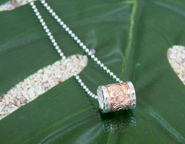 【30日 全商品 ポイント 2倍】 ハワイアンジュエリー シルバーペンダントネックレス チューブ大カラー3色 ハワイアンアクセサリー レディース クリスマス ギ...