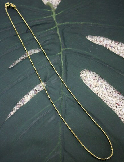 【30日 全商品 ポイント 2倍】 イエローシルバーカットボールチェーン45cm IF Silver925 ネックレス チェーン 単品 シルバー レディース プ...