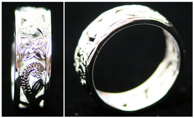 【クーポン利用で最大1、500円OFF】 ハワイアンジュエリー リング シルバーリング スカシスクロールリング 幅細 指輪 プルメリア 女性 レディース おススメ ハワジュ ギフト プレゼント クリスマス 誕生日 バレンタイン ホワイトデー格安通販　バレンタイン　人気　ランキング