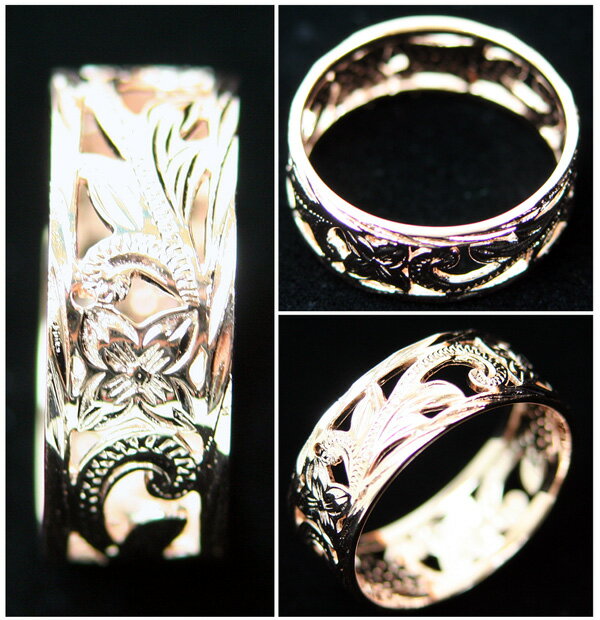 【クーポン利用で最大1、500円OFF】 ハワイアンジュエリー リング シルバーリング 指輪 スカシスクロールリング 幅太 プルメリア ハワジュ ギフト プレゼント クリスマス 誕生日 バレンタイン ホワイトデー格安通販　バレンタイン　人気　ランキング