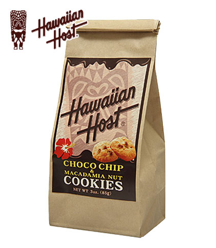 【19日20時～P最大30倍！クーポン有】 Hawaiian Host ハワイアンホースト チョコチップマカダミアンナッツクッキー 3oz 85g バレンタイン ハワイ クッキー おやつ スイーツ ギフト プレゼント ホワイトデー お返し プチギフト ティータイム