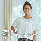 【MARINESS】MRNSフラワーロゴTシャツ