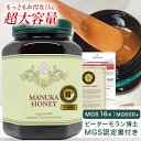 マヌカハニー 16+ 1kg 1本 認定書/分析書付き MGS認証 マヌカゴールド MG600以上 モノフローラル 生 はちみつ 非加熱 無添加 マリリニュージ...
