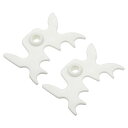 【送料無料】PATIKIL ビリヤードブリッジヘッド 2個 プラスチック プールビリヤードキュースティックブリッジ プラグイン 多機能 ビリヤードアクセサリー ビリヤード台用 ホワイト