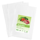 【送料無料】Gokilife 真空パック袋 15×20cm×100枚入り - 真空パック機専用袋 真空パックロール 真空ビニール エンボス加工 真空包装袋 専用抗菌袋 脱気密封 鮮度長持ち 食品保存 低温調理用袋 PA+PE安全素材 家庭用 業務用