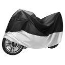 【送料無料】バイクカバー 原付 防水 厚手 盗難防止 紫外線防止 防埃 防雨 防雪 UVカット 丈夫 耐久 バイク用車体カバー 防風ベルト&ロック穴有り 収納袋...