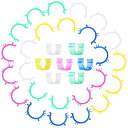 【送料無料】YFFSFDC ボビンホルダー 50個セット プラスチック製 糸スプール ボビンクリップ 糸止め 収納 絡み防止 固定ツール 裁縫道具 混合色