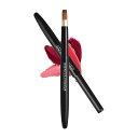 【送料無料】ROWNYEON リップブラシ 平筆 リップ筆 スライド式 メイクブラシ リップ用 化粧ブラシ 化粧筆 高級繊維毛 伸縮可能 持ち運び 便利 使いやすい 柔らかい 肌に優しい 初心者に ギフト (黒色)