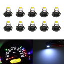 【送料無料】T4.7 LED ライト ダッシュボード メーターパネルライト 電球 計器灯 1210 1SMD led ホワイト DC12V 取付簡単 自動車、オ...