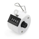 【送料無料】AmzBarley カウンター 数取り器 カウンター 手持ち 【4桁】数 取り カウンター 防水 小型 計数器 数カウンター 数取り器 カウンター 野球 カウンター 手持型 counter 数 取り カウンター 数 を 数える カウンター 手掌用 計数 1個入 (ホワイト)