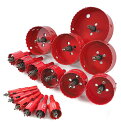 【送料無料】ライフパレット バイメタル ホールソー ホルソー セット 穴あけ 切削 工具 16本 16mm 19mm 20mm 22mm 24mm 28mm 30mm 35mm 40mm 50mm 60mm 65mm 70mm 75mm 80mm 100mm