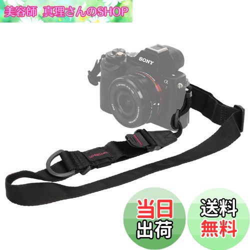 【送料無料】ハクバ HAKUBA 速写ストラップ ルフトデザイン スピードストラップ25 ブラック 素早く長さ調整が可能なショルダーストラップ ミラーレス一眼/高級コンパクトデジカメ用 斜め掛けストラップ KST-62SS25BK